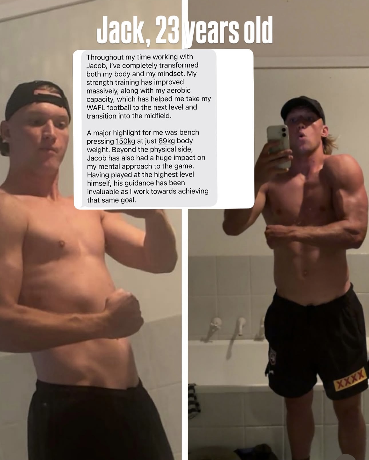 Testimonial from Jack, 23