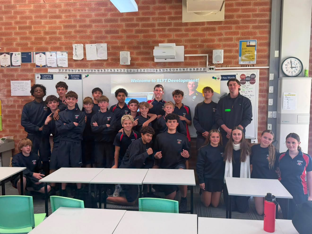 A class of students after a BLYT Development workshop