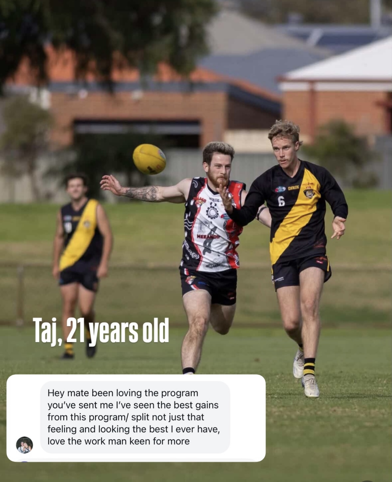Testimonial from Taj, 21