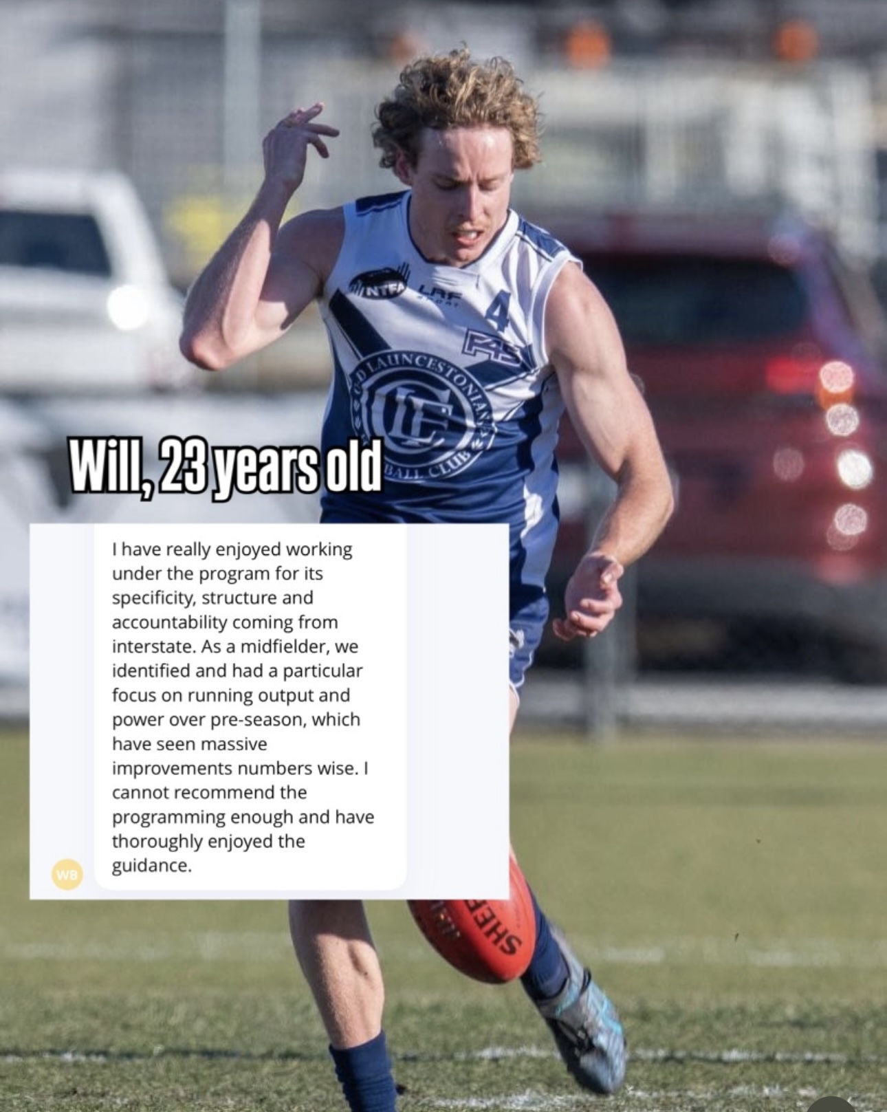 Testimonial from Will, 23